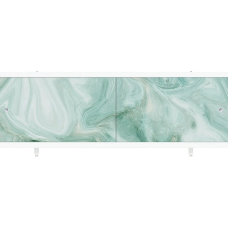 Экран под ванну 1,7м УНИВЕРСАЛ-КВАРТ мрамор зеленый