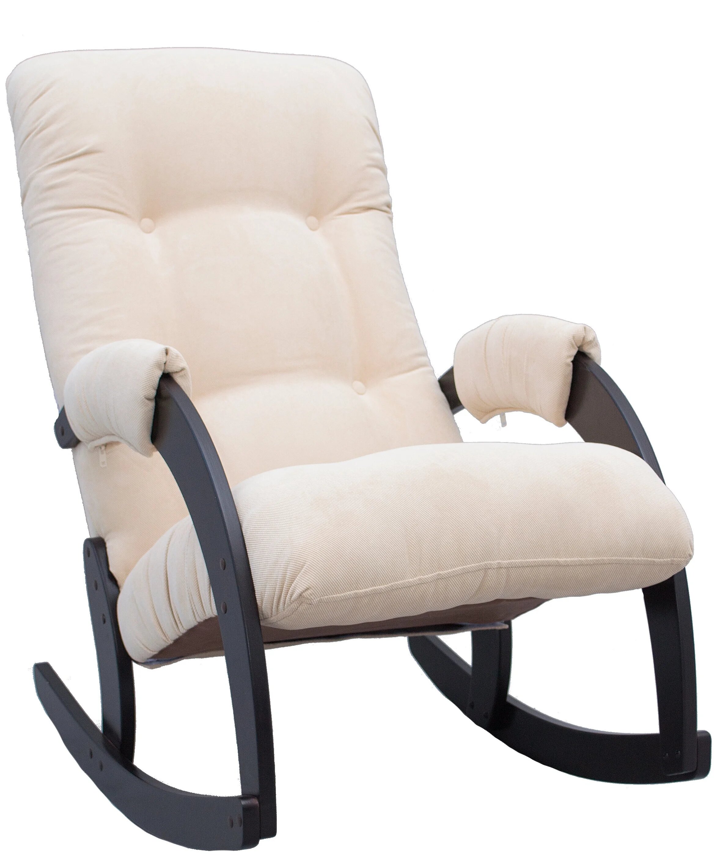 Кресло качалка Модель 67 венге/ткань Verona Vanilla Импэкс