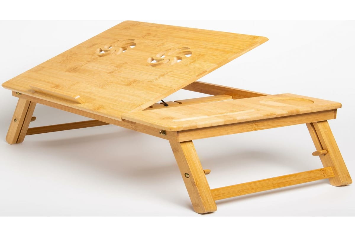 Стол Сервировочный на ножках бамбук 50*31см OLAFF 204-50021