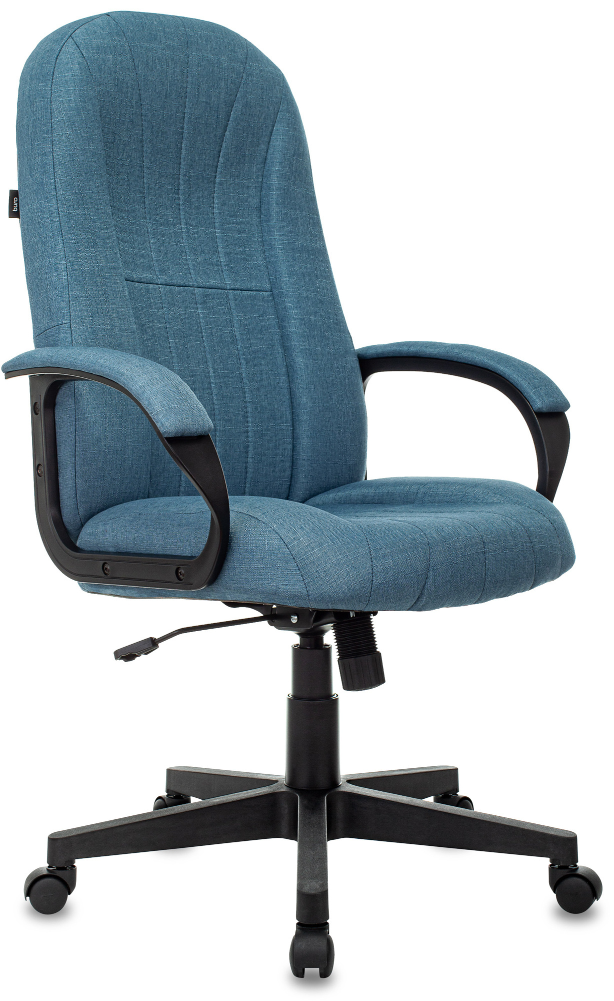 Кресло Т-898 ткань 38-415 Blue/синий,опора пластик Бюрократ нагрузка до 120 кг
