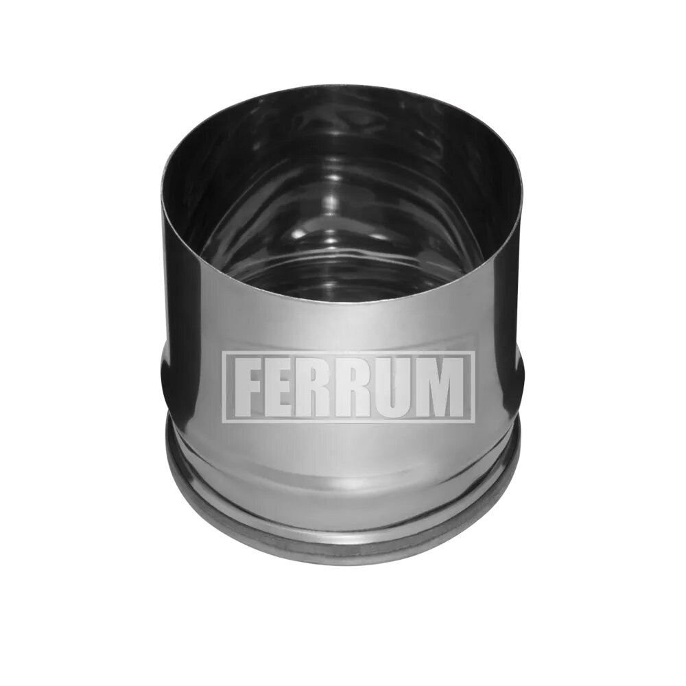 Заглушка внутренняя нержавейка (0,5мм) D 130 Ferrum