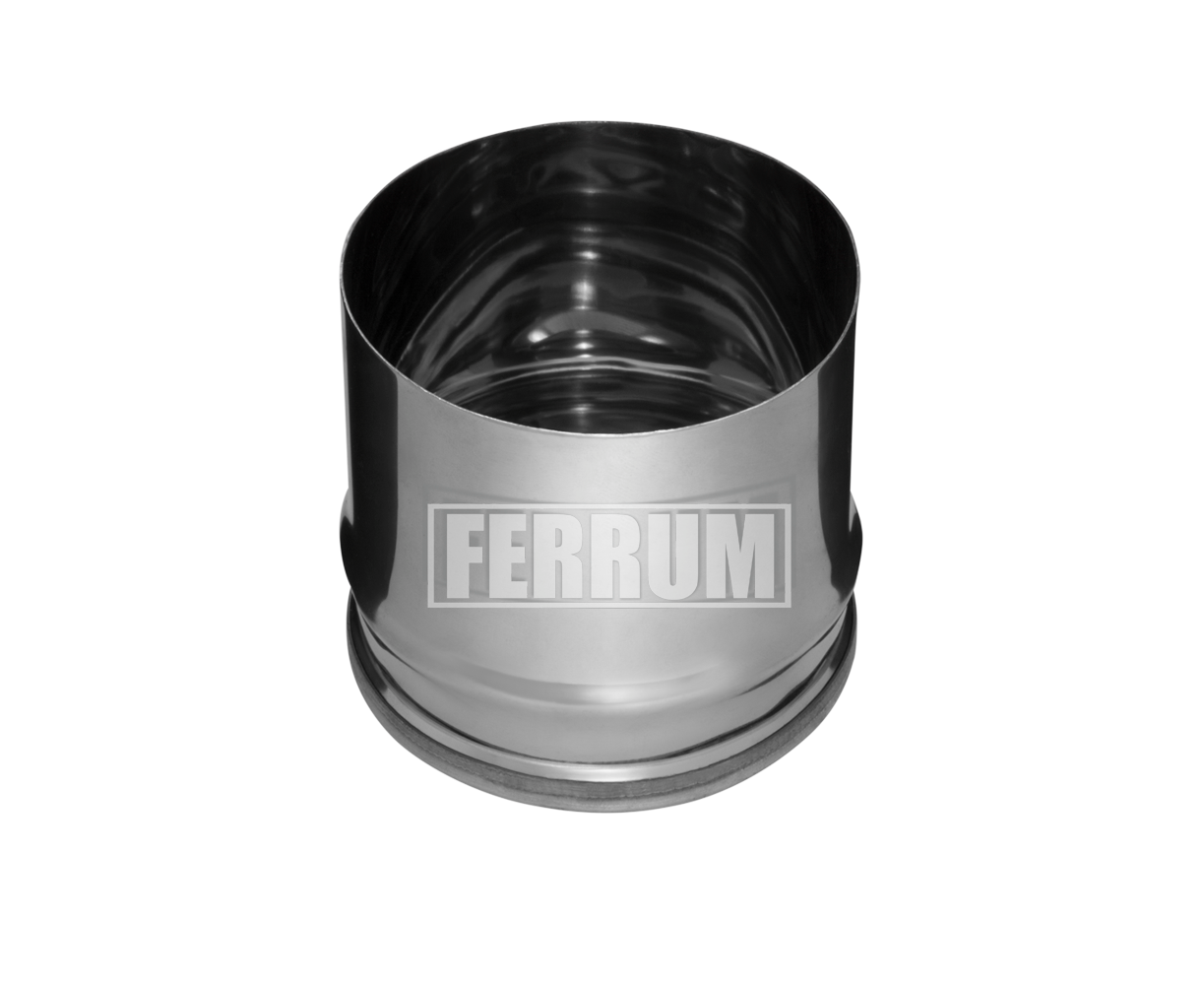 Заглушка внутренняя нержавейка (0,5мм) D 80 Ferrum